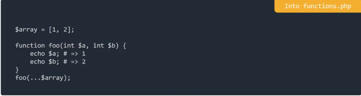 Into functions in PHP