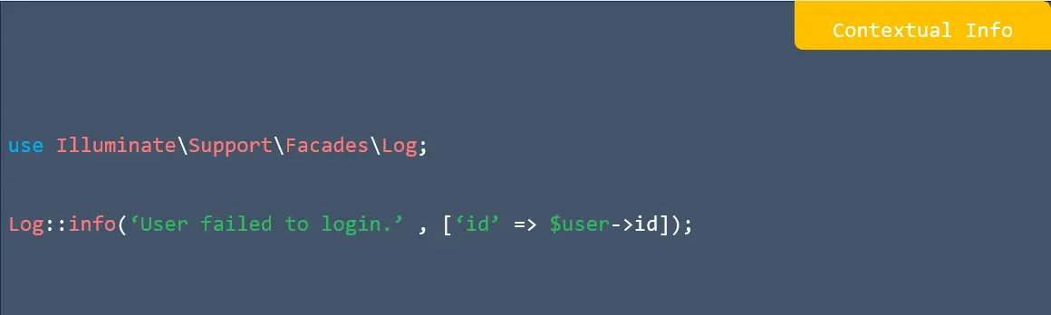 Contextual info in laravel