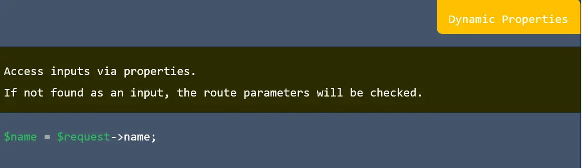 Dynamic properties in laravel