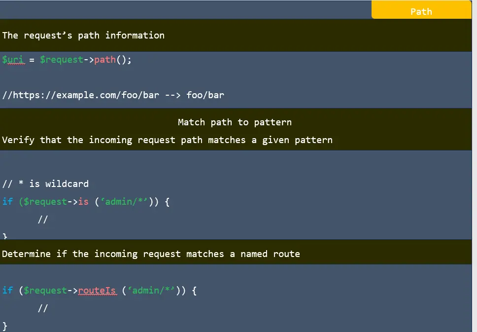 Path in laravel
