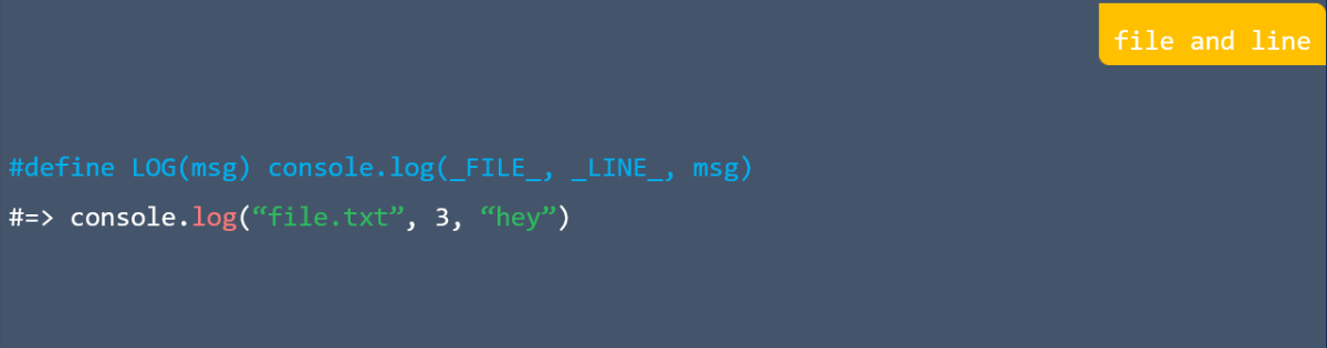 File and line in C++