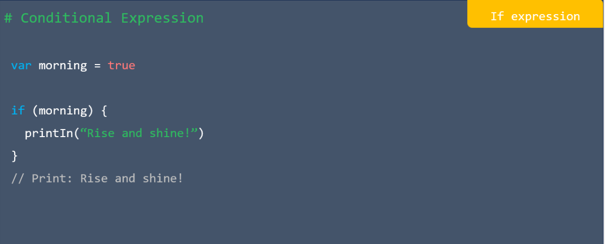 If expression in kotlin