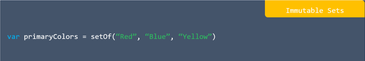 Immutable sets in kotlin
